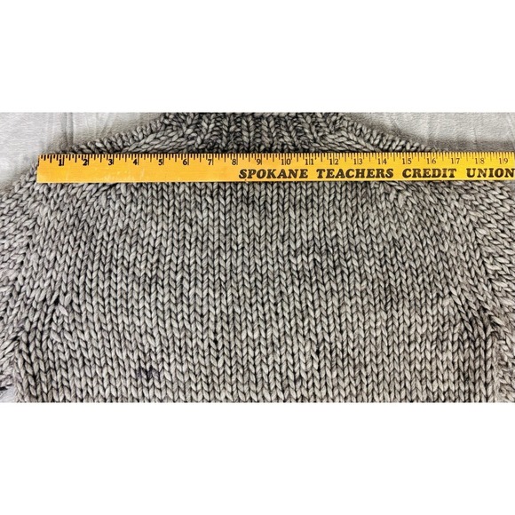 Vintage Calvin Klein Womens Chunky Cable Knit Sweater Wool Alpaca Blend Size S - Picture 9 of 9